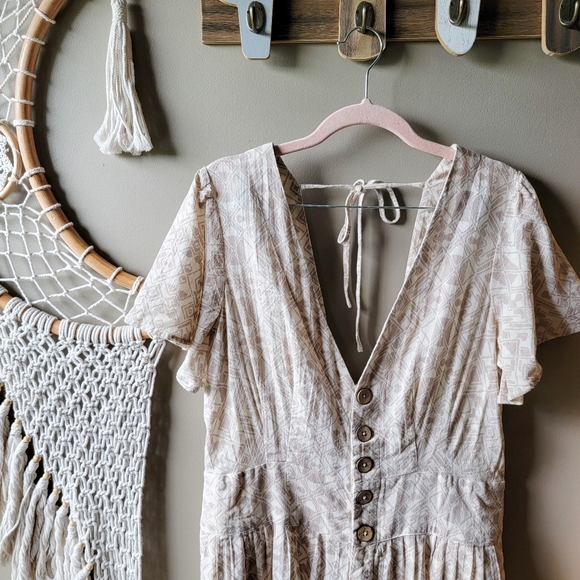 Free People | Layla One Piece Printed Jumpsuit Light Combo - Picture 5 of 9